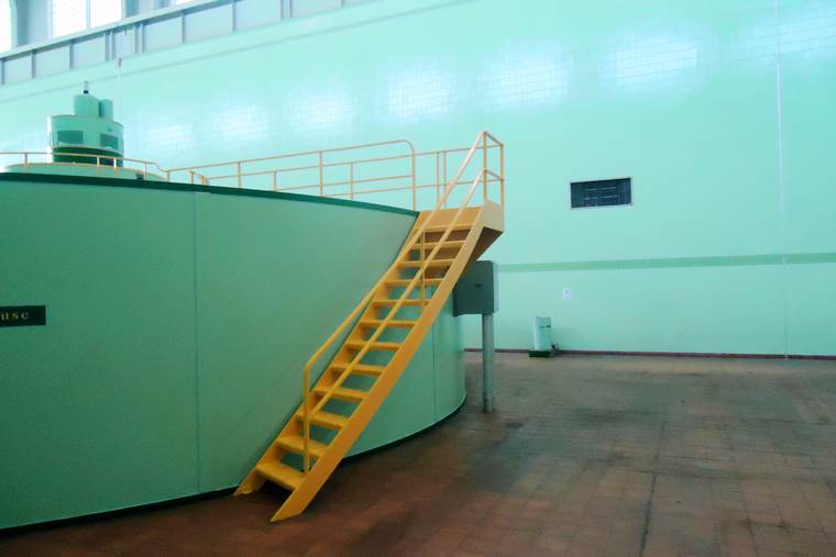Coatings work at a power generation site